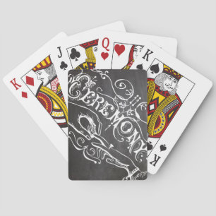 Jeu De Cartes Tableau Chalet Vintage Cartes de jeu Cadeaux de ma