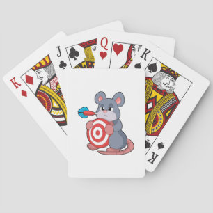 Jeu De Cartes Tableau de bord fléchettes de souris