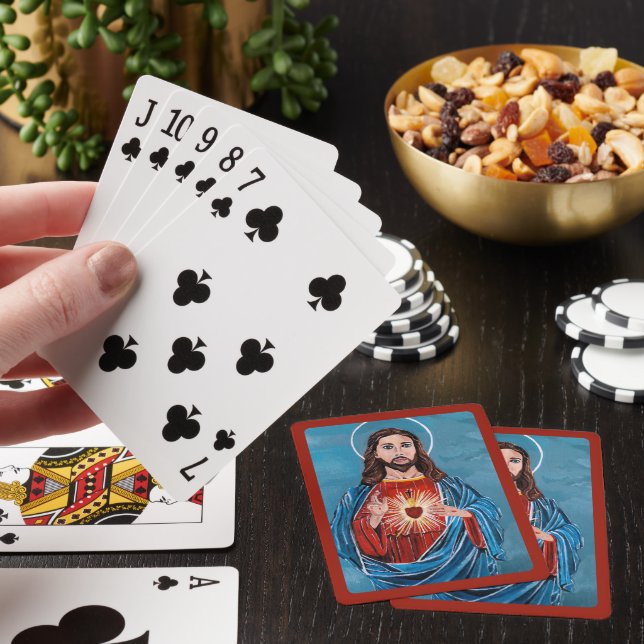 Jeu De Cartes Tableau de Jésus-Christ par Alfred Fox (In Situ)