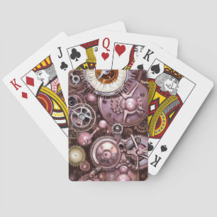 Jeu De Cartes Tableau Steampunk Elements Collage 4