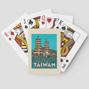 Jeu De Cartes Taïwan Pagode Du Dragon Et Du Tigre