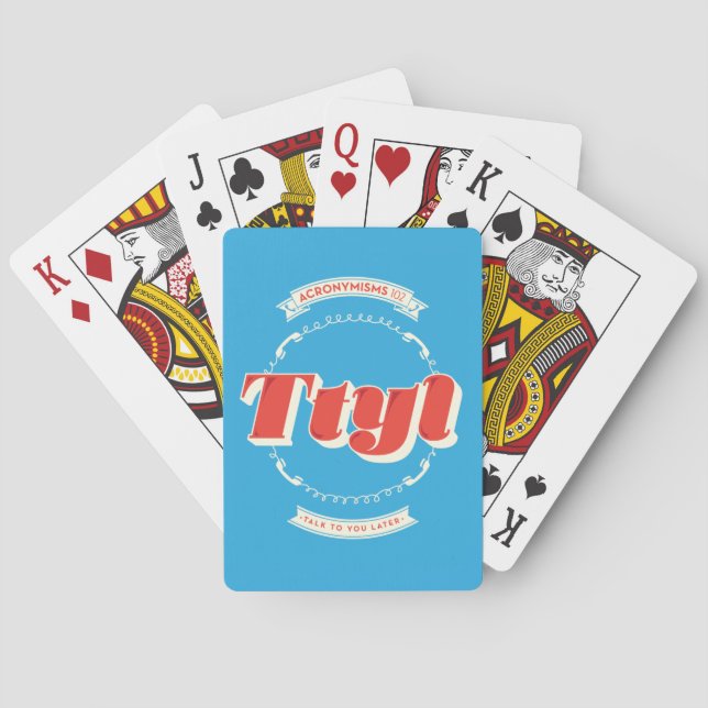 Jeu De Cartes Talk To You Later (dos)