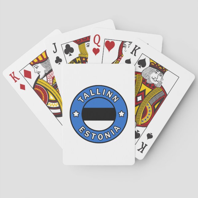Jeu De Cartes Tallinn Estonie (dos)