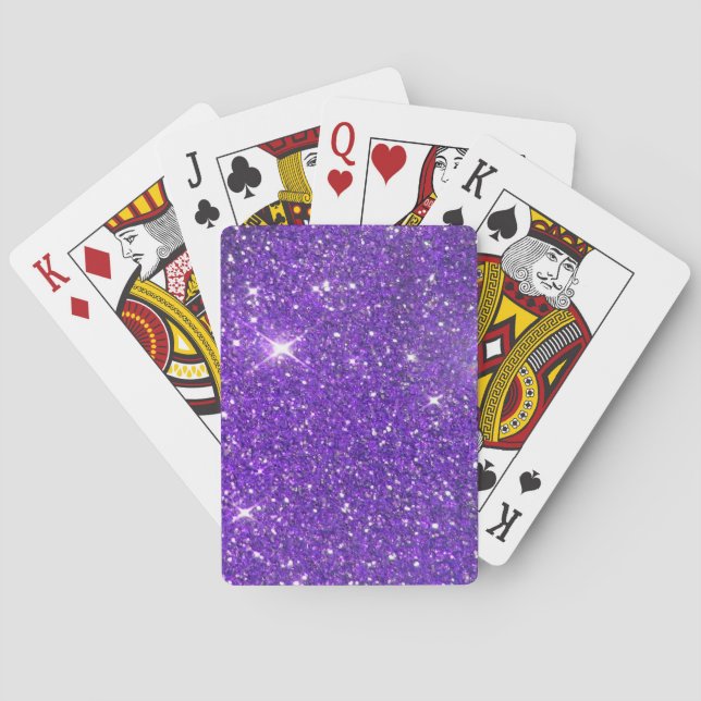 Jeu De Cartes Tape-à-l'oeil de scintillement de parties (dos)