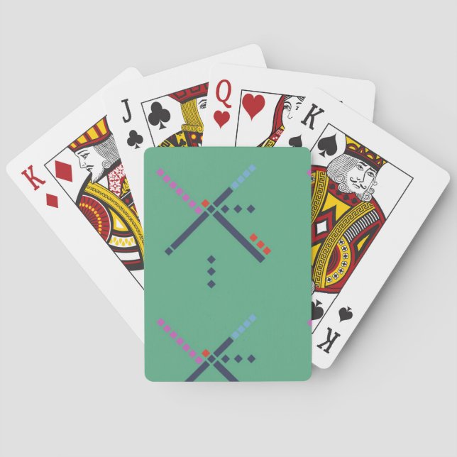 Jeu De Cartes Tapis d'aéroport de PDX (dos)