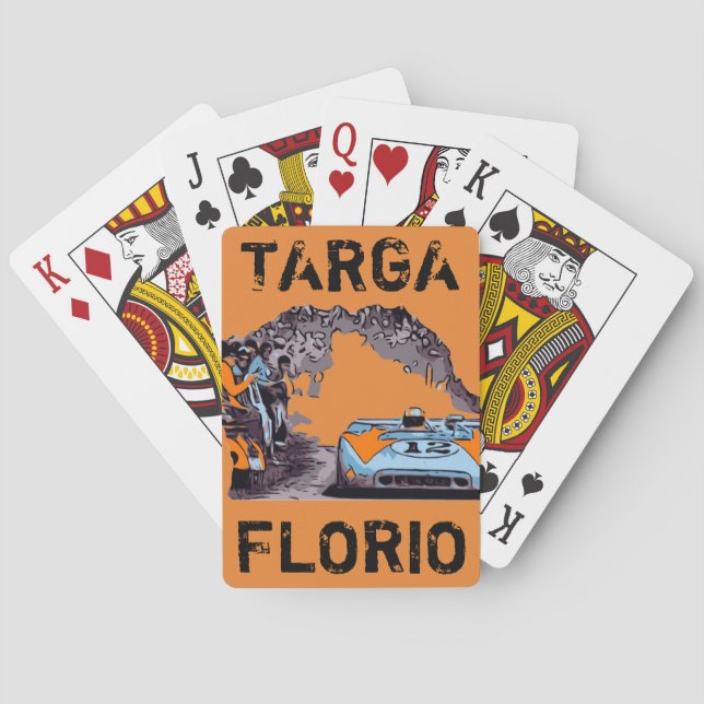 JEU DE CARTES TARGA FLORIO RACE (dos)