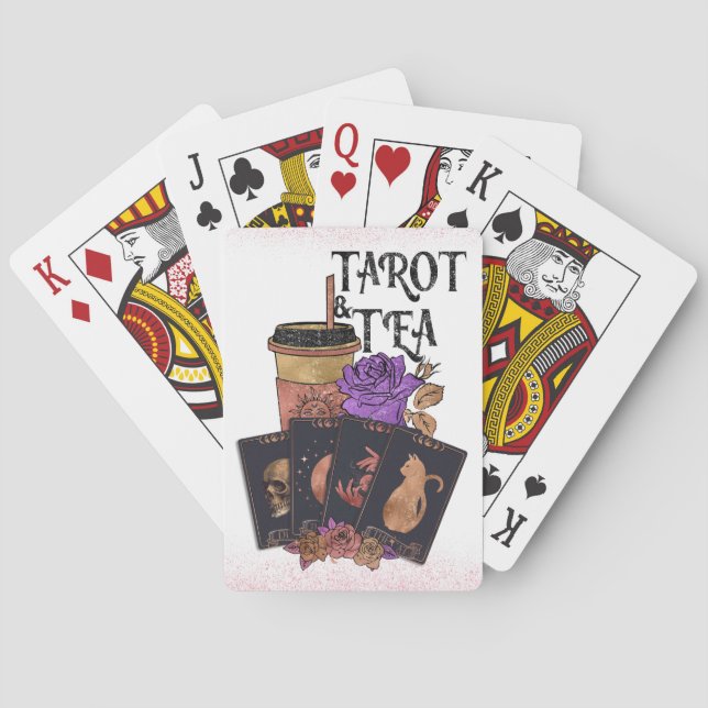Jeu De Cartes Tarot et thé (dos)