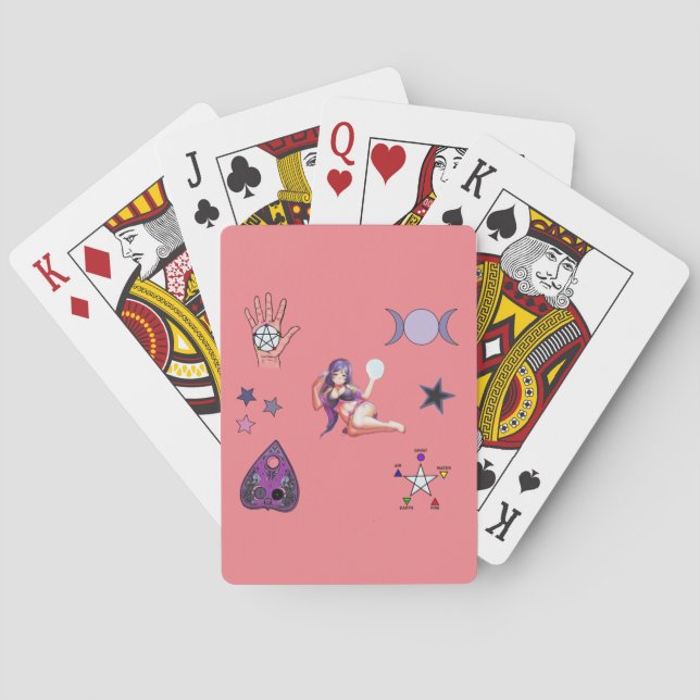 Jeu De Cartes Tarot, lecteur tzigane (dos)
