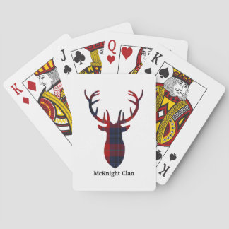Jeu De Cartes Tartan de clan de McKnight de "andouillers"