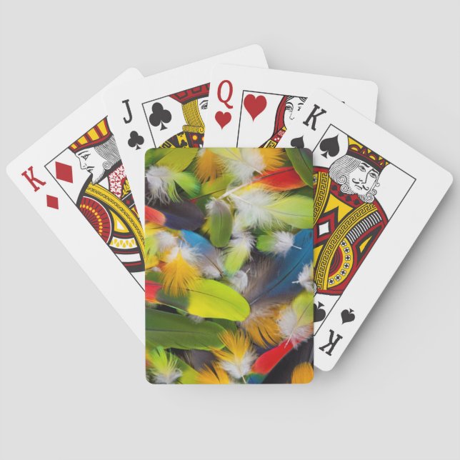Jeu De Cartes Tas de plumes colorées (dos)