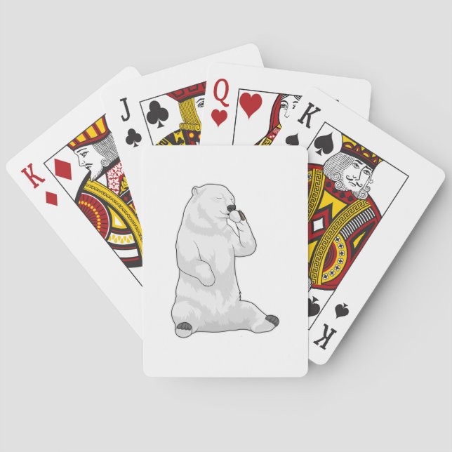 Jeu De Cartes Tasse de café ours polaire (dos)