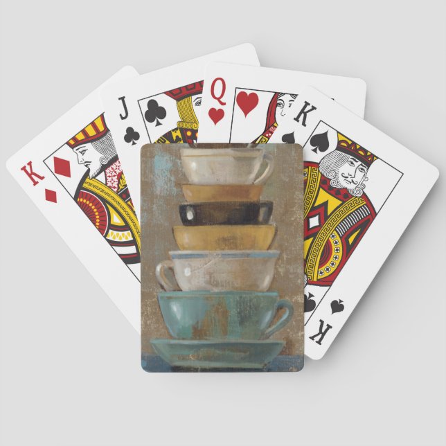 Jeu De Cartes Tasses de café antiques (dos)