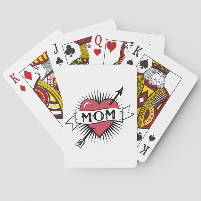 Jeu De Cartes Tatouage de maman (dos)