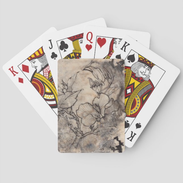 Jeu De Cartes Tattooed Floral I (dos)