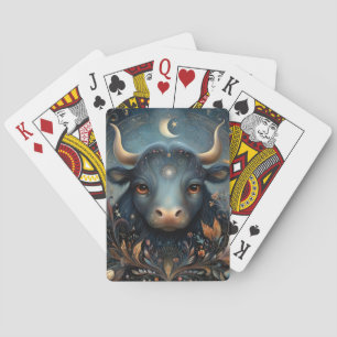 Jeu De Cartes Taureau Taureau Zodiaque Astrologie Céleste Annive