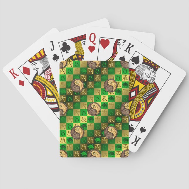 Jeu De Cartes Taurus & Dragon de Feu (dos)