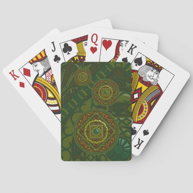 Jeu De Cartes Taurus Mandala Classic Playing Cartes (dos)
