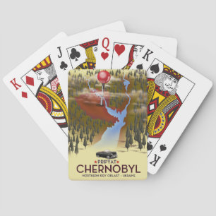 Jeu De Cartes Tchernobyl, Pripyat, Ukraine Impression de voyage