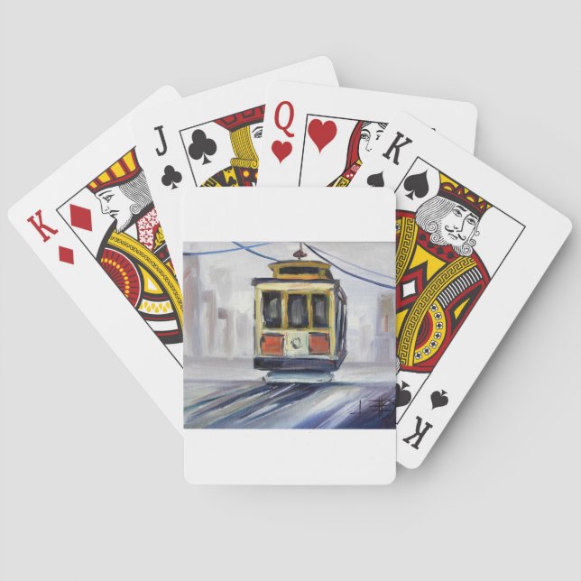 Jeu De Cartes Téléphérique de San Francisco (dos)