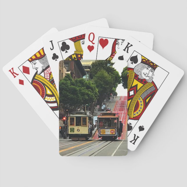 Jeu De Cartes Téléphérique San Francisco #2 Cartes de jeu (dos)