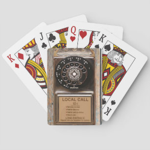 Jeu De Cartes Téléphone antique rotatif payant rude