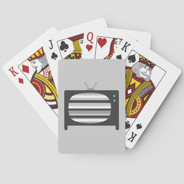 Jeu De Cartes Télévision rétro (dos)