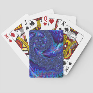 Jeu De Cartes Téméraire Vibrant Psychédélique Spirale Fractale A