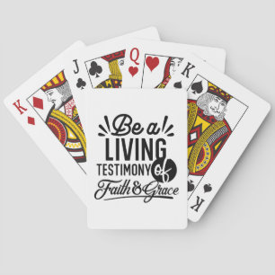 Jeu De Cartes Témoignage Vivant Citation Biblique Motivation Chr