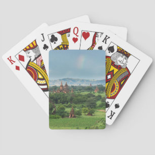 Jeu De Cartes Temples à Bagan, Myanmar