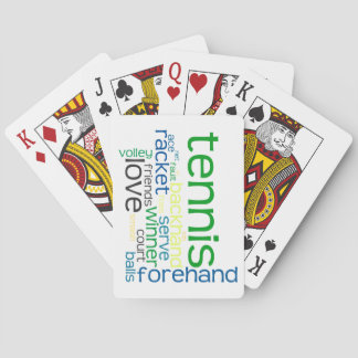 Jeu De Cartes Termes de tennis Jouer aux cartes