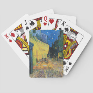 Jeu De Cartes Terrasse de café la nuit 1888 de Vincent van Gogh
