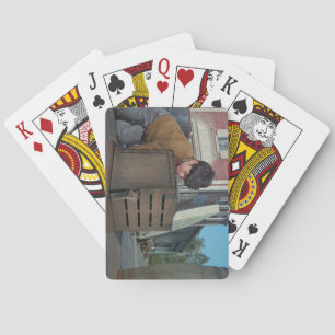 Jeu De Cartes Terre classique de la scène des géants Deck de car