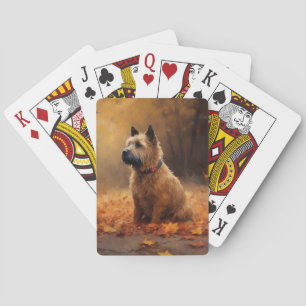 Jeu De Cartes Tervueren dans les feuilles d'automne