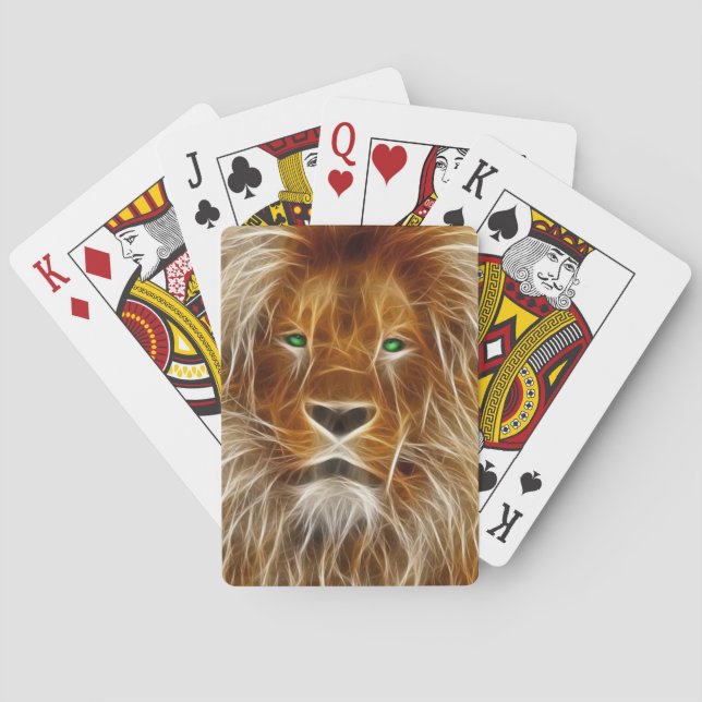 Jeu De Cartes Tête de lion (dos)