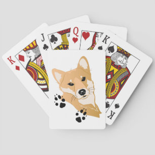 Jeu De Cartes Tête de Shiba Inu