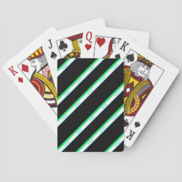 Jeu De Cartes Texte japonais minimal en bleu vert noir