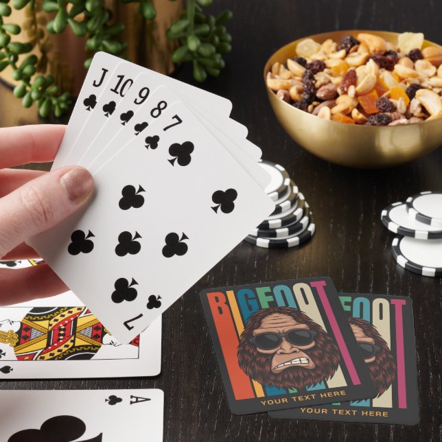 Jeu De Cartes Texte personnalisé (In Situ)