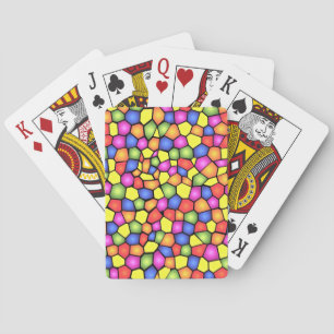 Jeu De Cartes Texture En Verre Tiré Jouer Aux Cartes !