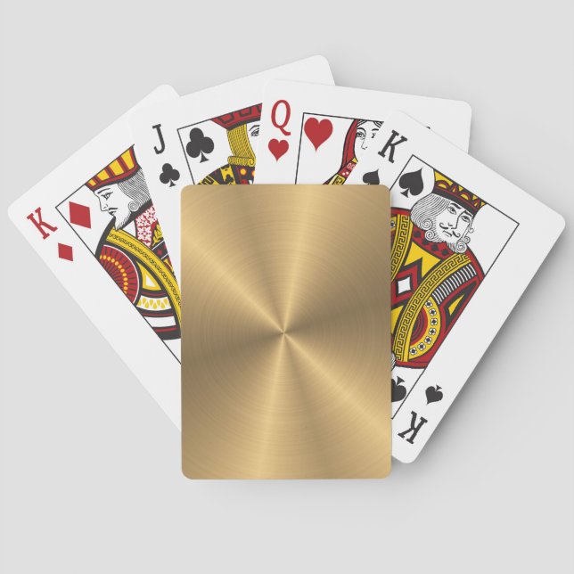Jeu De Cartes Texture métallique métallique métallique métalliqu (dos)