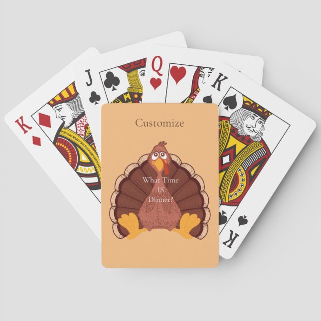 Jeu De Cartes Thanksgiving Turkey Thunder Cove (dos)