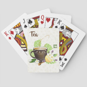 Jeu De Cartes Thé Citron Miel Jardin Botanique Floral