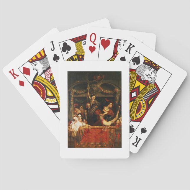 Jeu De Cartes The Diversion of the Moccoletti (dos)