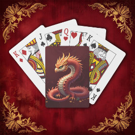 Jeu De Cartes The golden serpent dragon.