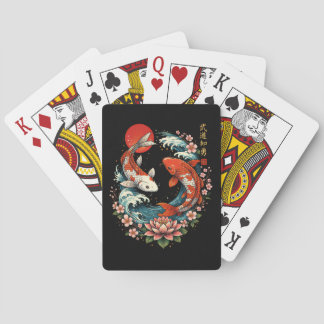Jeu De Cartes The Great Wave Off Koi Fish 