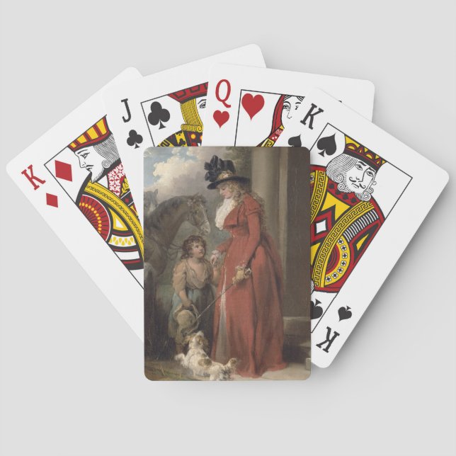 Jeu De Cartes The Squire's Door, c.1790 (dos)
