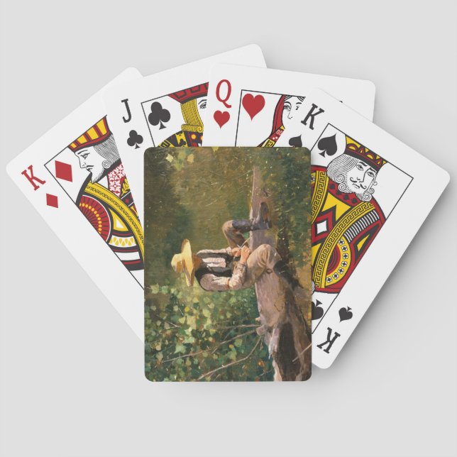 Jeu De Cartes The Whittling Boy (par Winslow Homer) (dos)