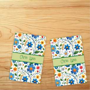 Jeu De Cartes Thème Mood Fleurs Abstraites