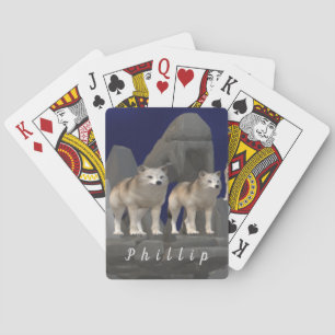 Jeu De Cartes Thème Wolf personnalisé