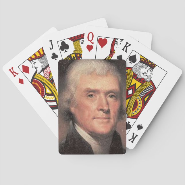 Jeu De Cartes Thomas Jefferson (dos)
