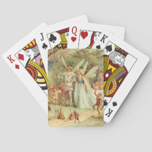 Jeu De Cartes Thumbelina et Prince Mariage, contes Vintages de f